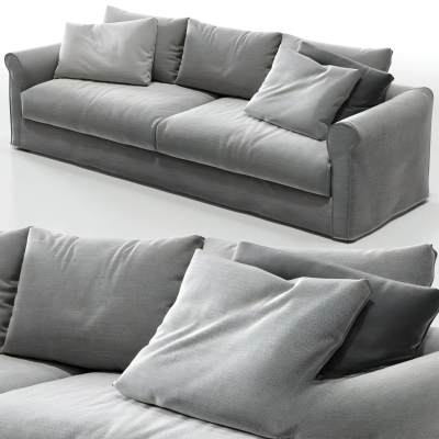 现代布艺多人沙发-71